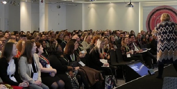 An audience o arts professionals at Spektrix UK & Ireland conference in 2019